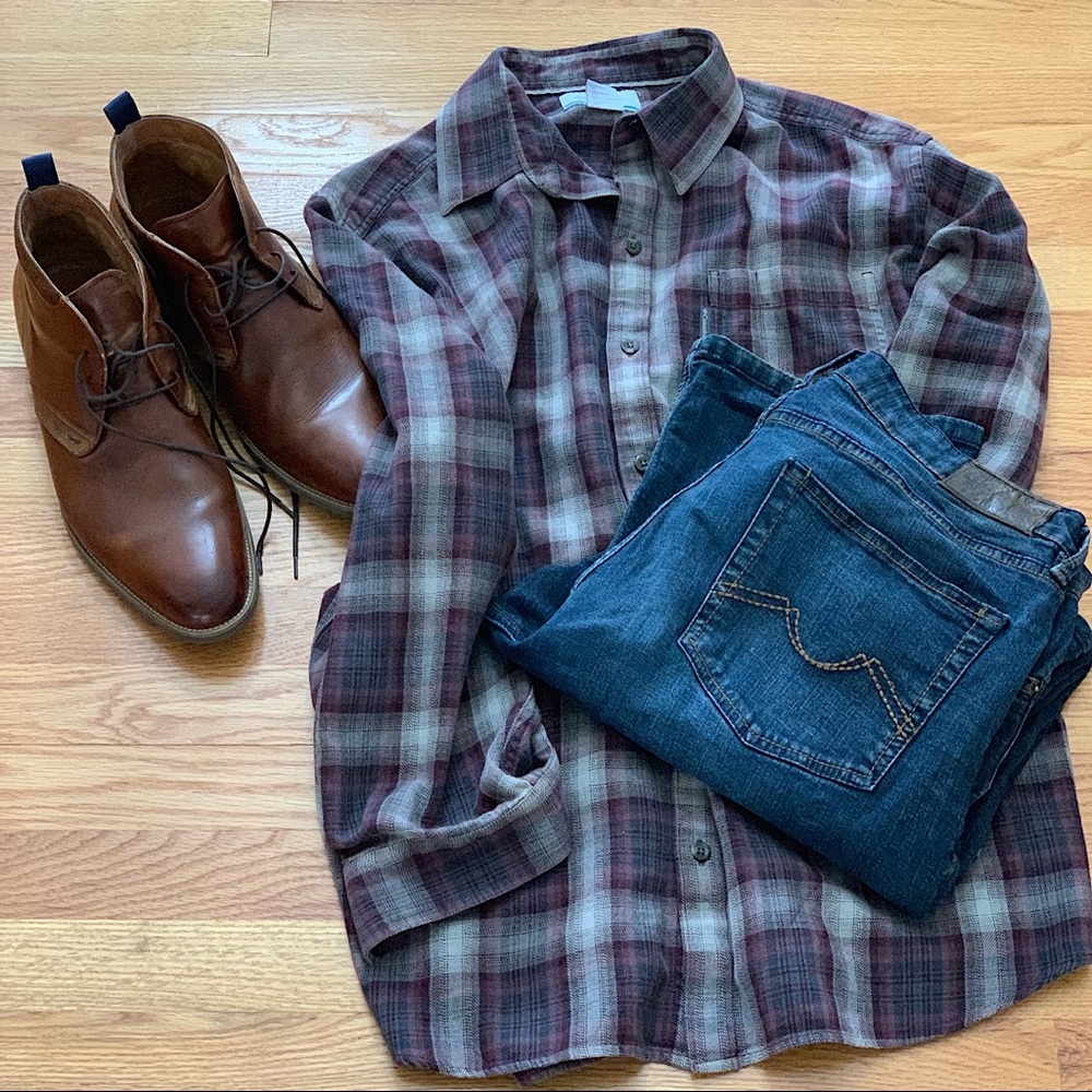 Columbia button up shirt